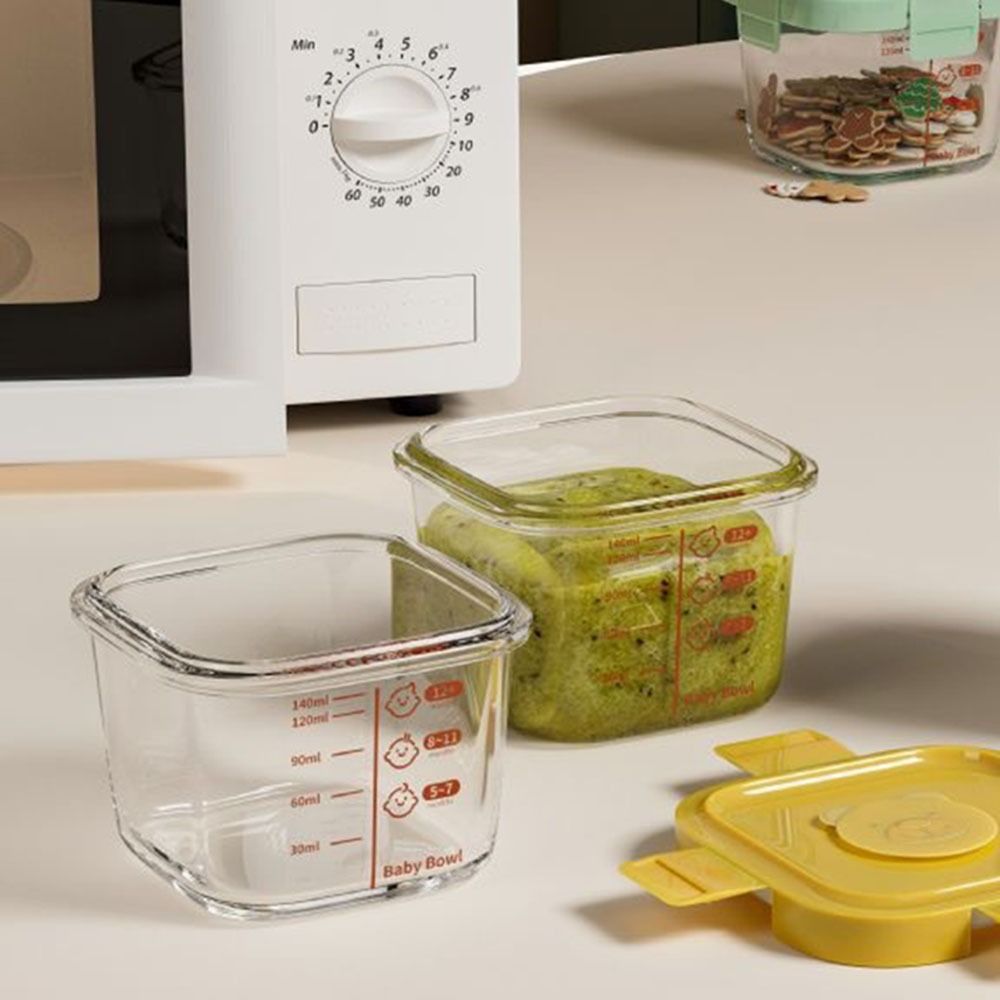 Baby Food Glass Jar - Nuovo Contenitore per Alimenti da 170ml,