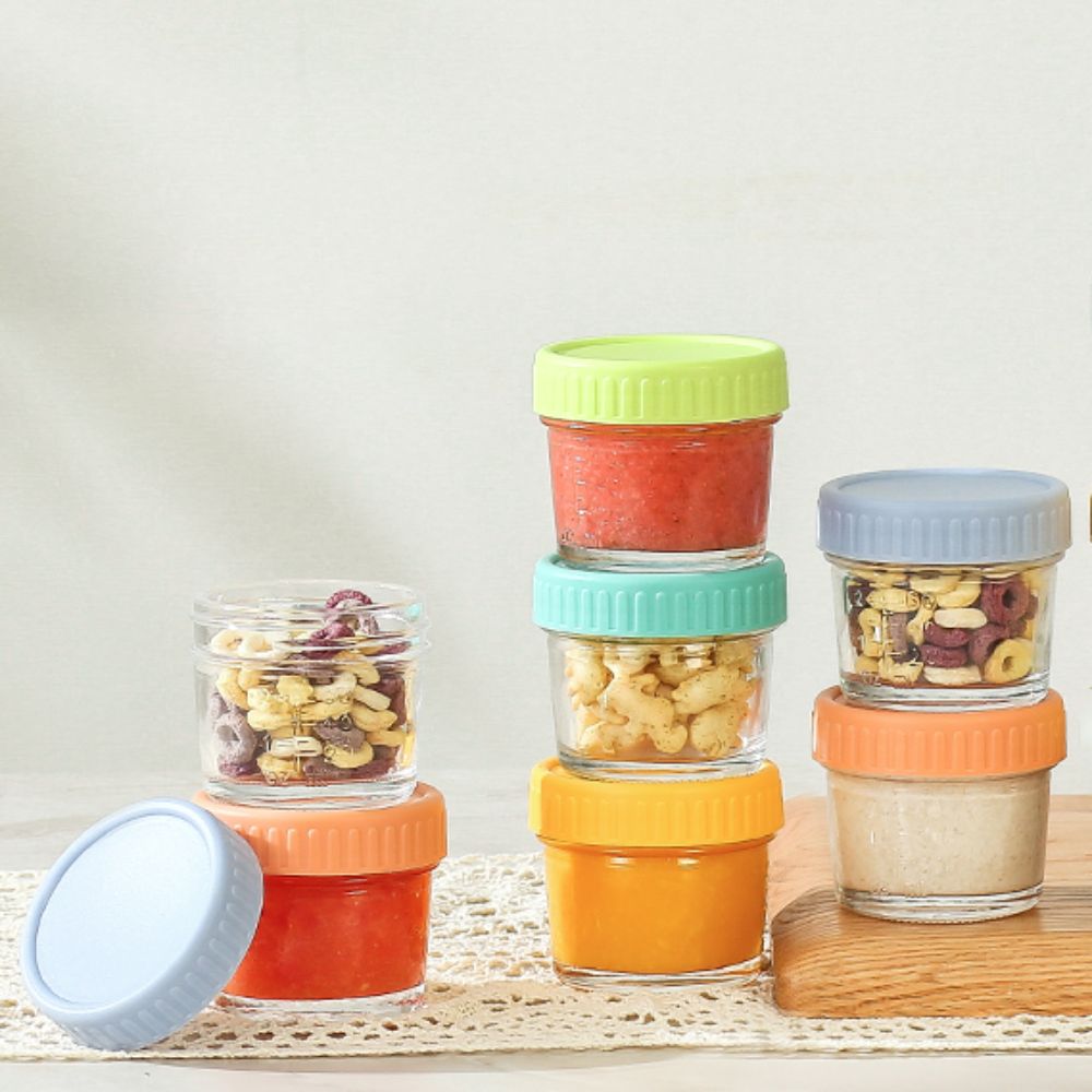Baby Food Glass Jar - 6 pezzi barattolo di vetro per