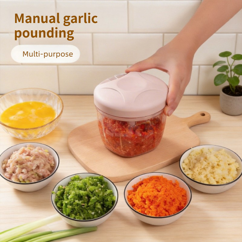 Baby Food Grinder - Grande Tritatore Manuale per Aglio, Resistente