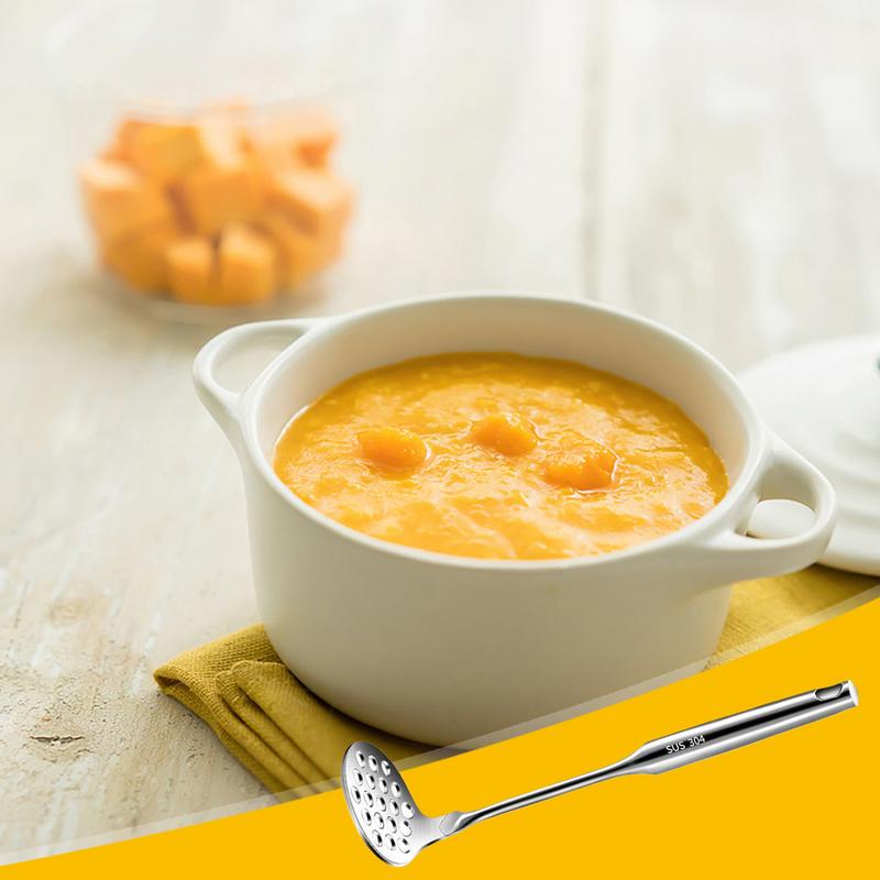 Baby Food With Meat - Schiacciapatate Frutti in acciaio inossidabile Smasher