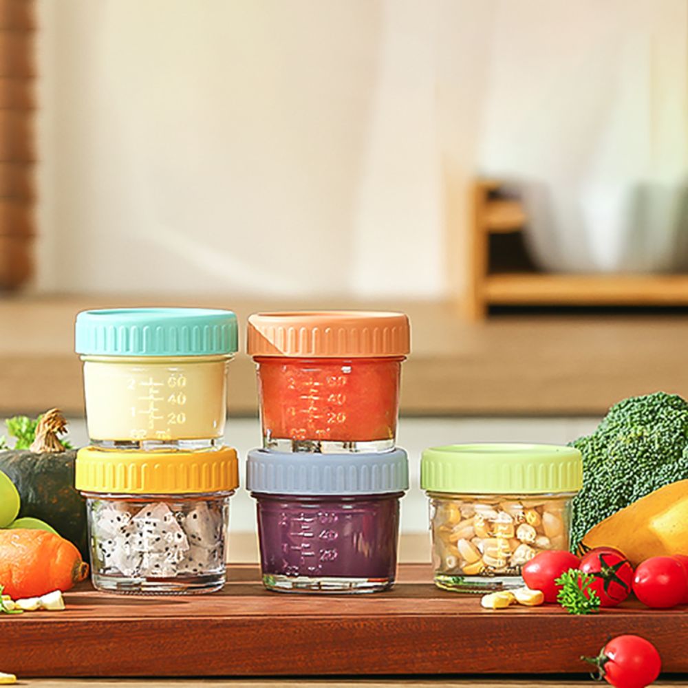 Baby Food Glass Jar - 6 pezzi barattolo di vetro per