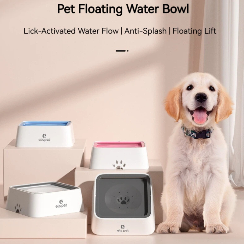 Formula Dispenser Portable - Ciotola d'Acqua per Animali Domestici Anti-Rovesciamento,