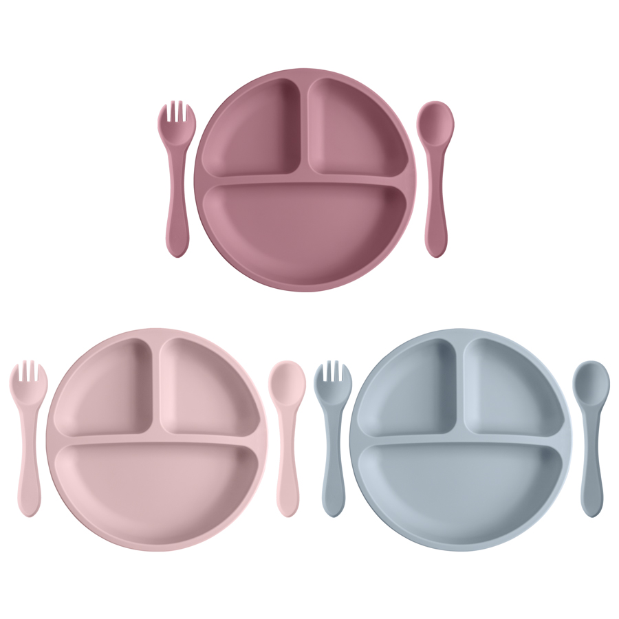 Baby Food Menu - 3PCS Set di stoviglie per bambini