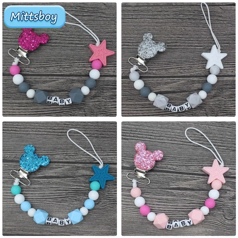 Baby Food Teether - NUOVO nome personalizzato braccialetto massaggiagengive per