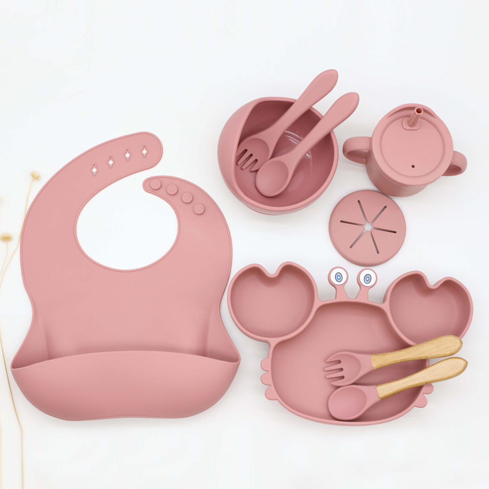 Snack Cup Toddler - 9 piatti e ciotole di granchio