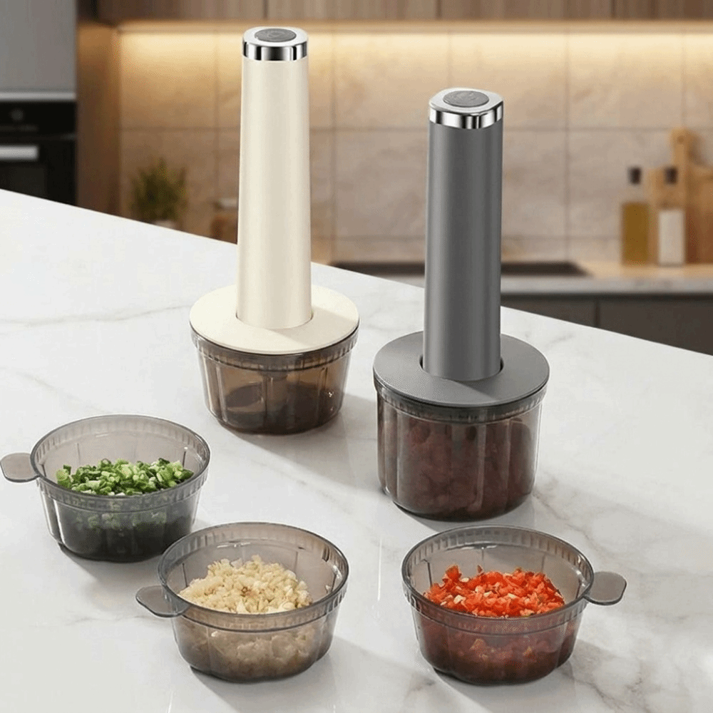 Baby Food Grinder - Tritacarne Elettrico in Plastica con Potente