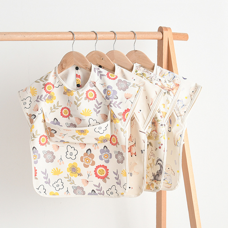 Baby Food Newborn - Bavaglini per neonato Camicetta impermeabile senza