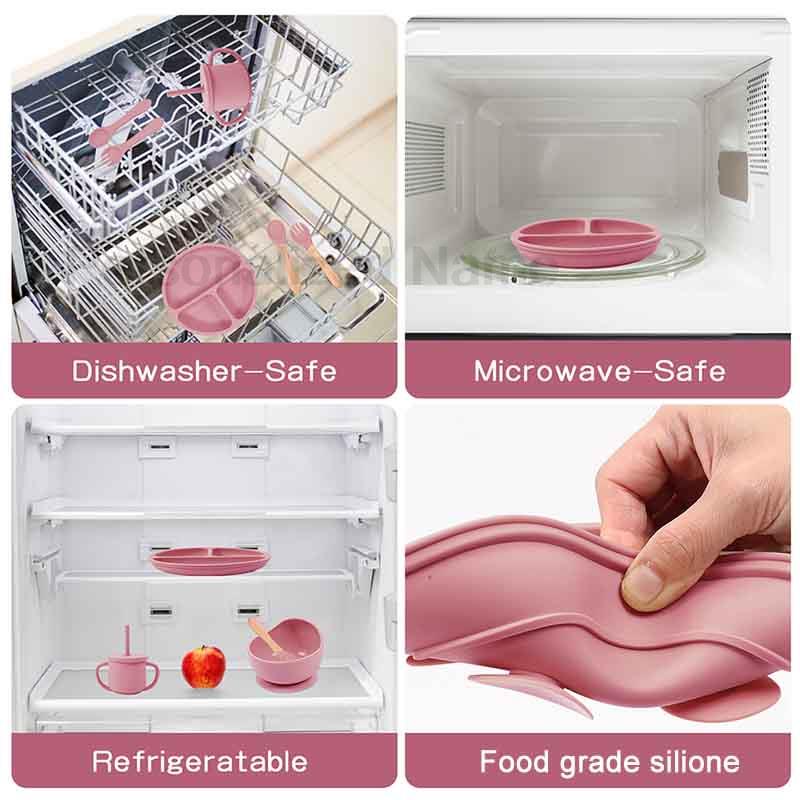 6 pezzi di stoviglie in silico - Baby Food Menu recensione e prezzo