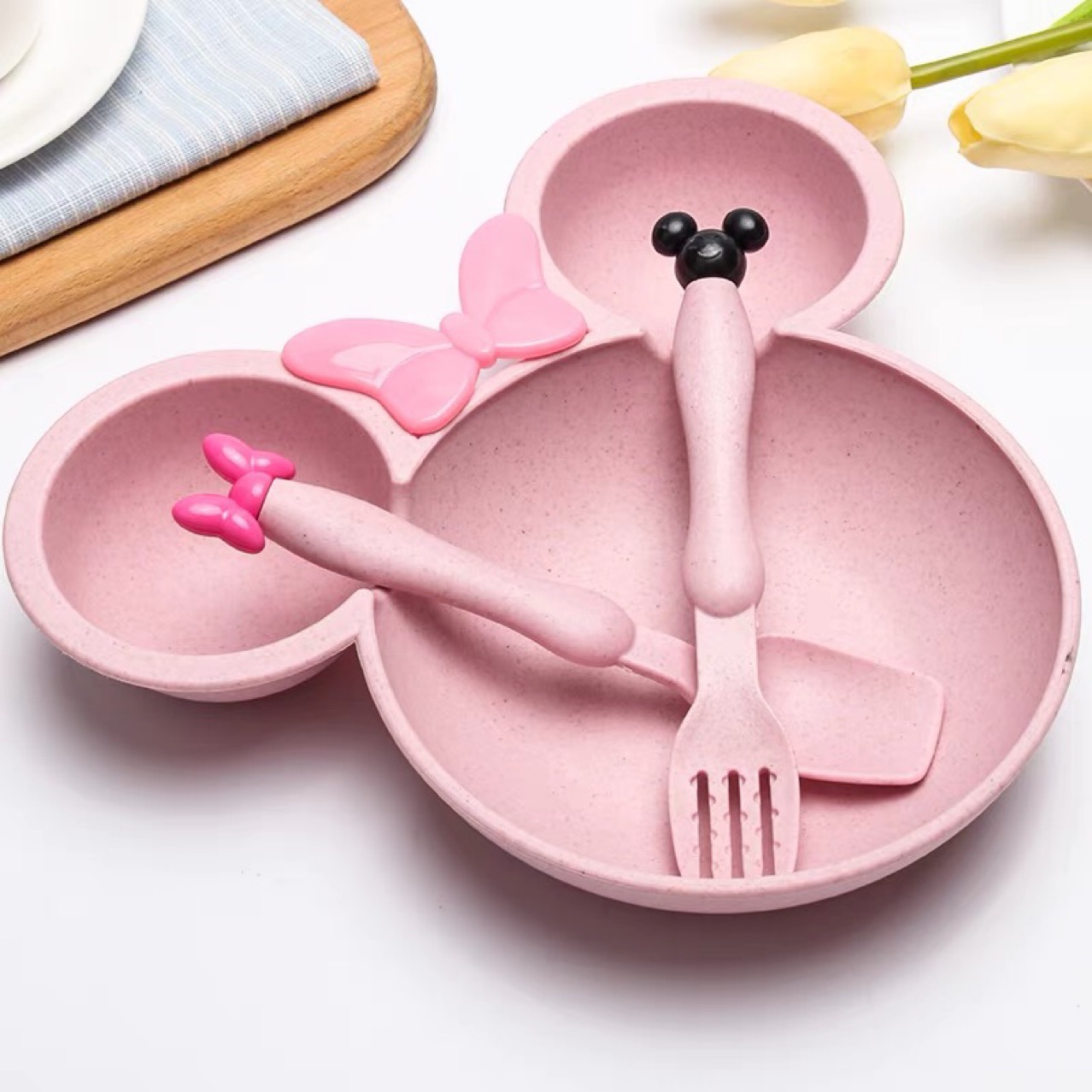 3 pz/set Cartoon Baby Bowl Set - Baby Food Menu recensione e prezzo