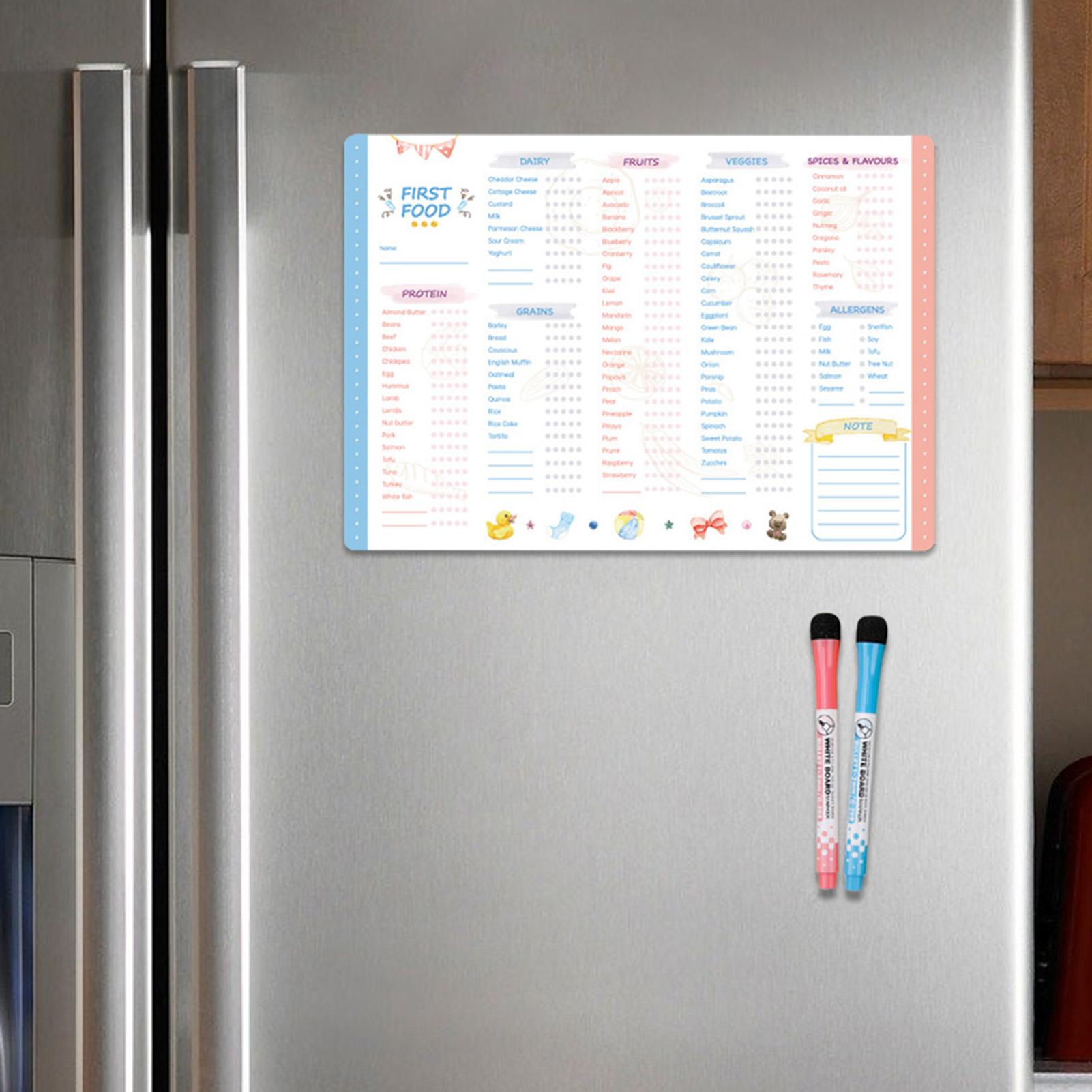 Lista Magnetica Riutilizzabile - Baby Food Menu recensione e prezzo