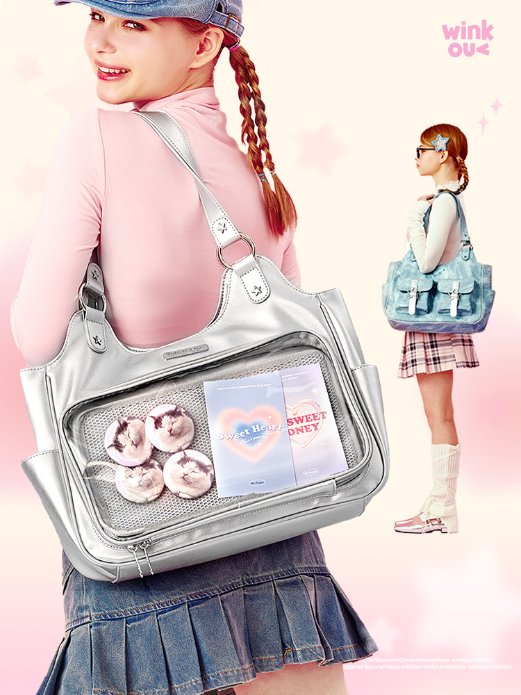 Borsa Lta in denim quotidiana  - Baby Food Japan recensione e prezzo