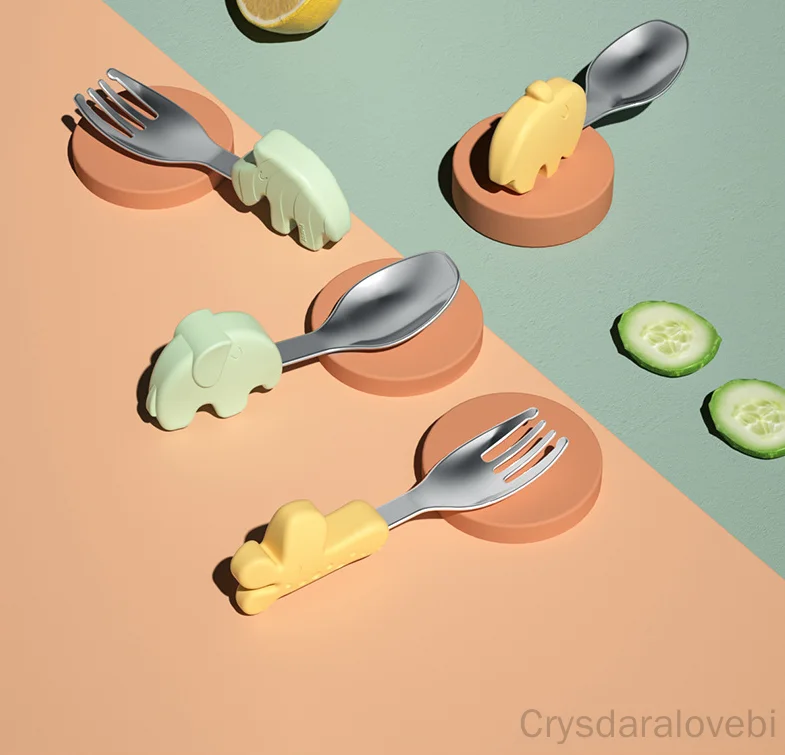 1 setElefante Set forchetta cu - Baby Food Japan recensione e prezzo