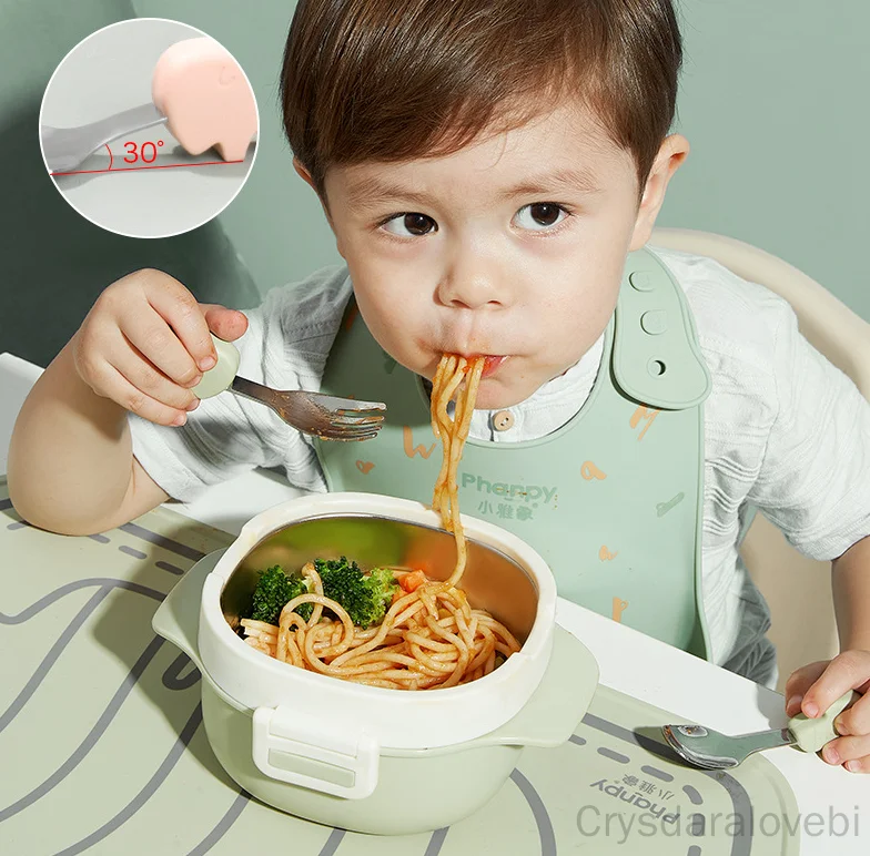 1 setElefante Set forchetta cu - Baby Food Japan recensione e prezzo