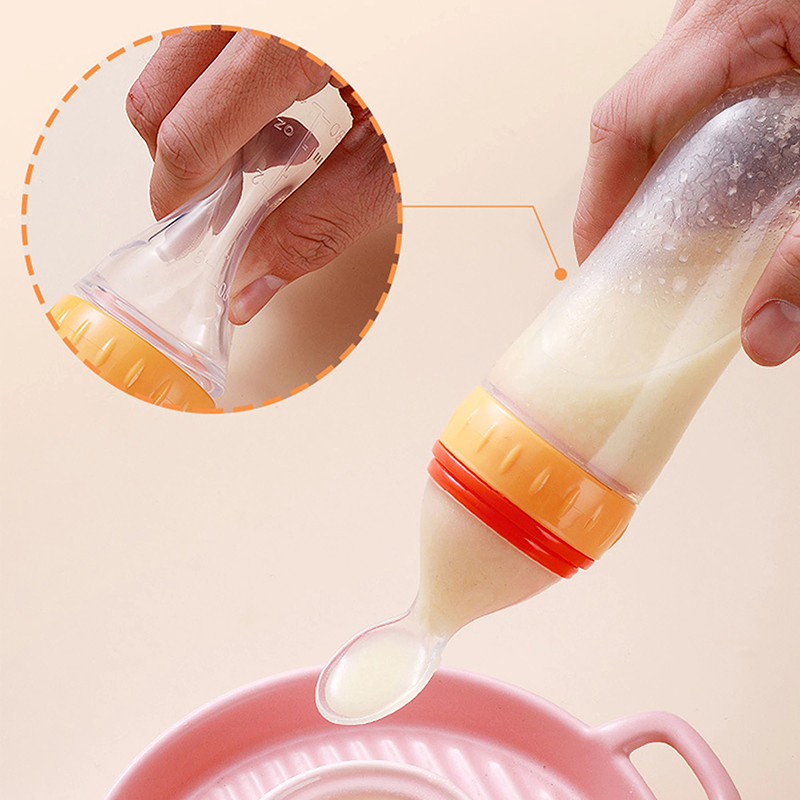 Spremere il biberon in silicon - Baby Food Newborn recensione e prezzo