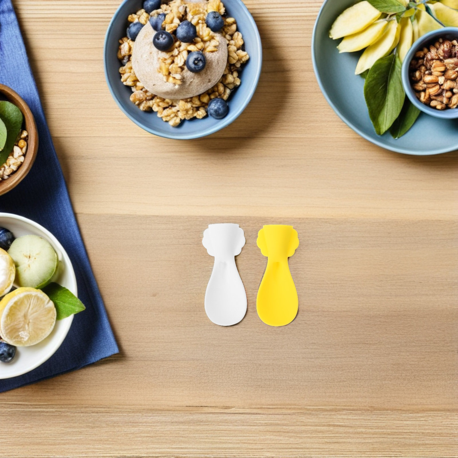 4 pezzi di cucchiai in silicon - Baby Food Pouches recensione e prezzo