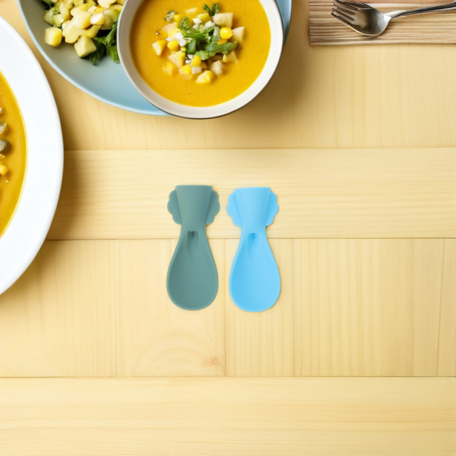 4 pezzi di cucchiai in silicon - Baby Food Pouches recensione e prezzo