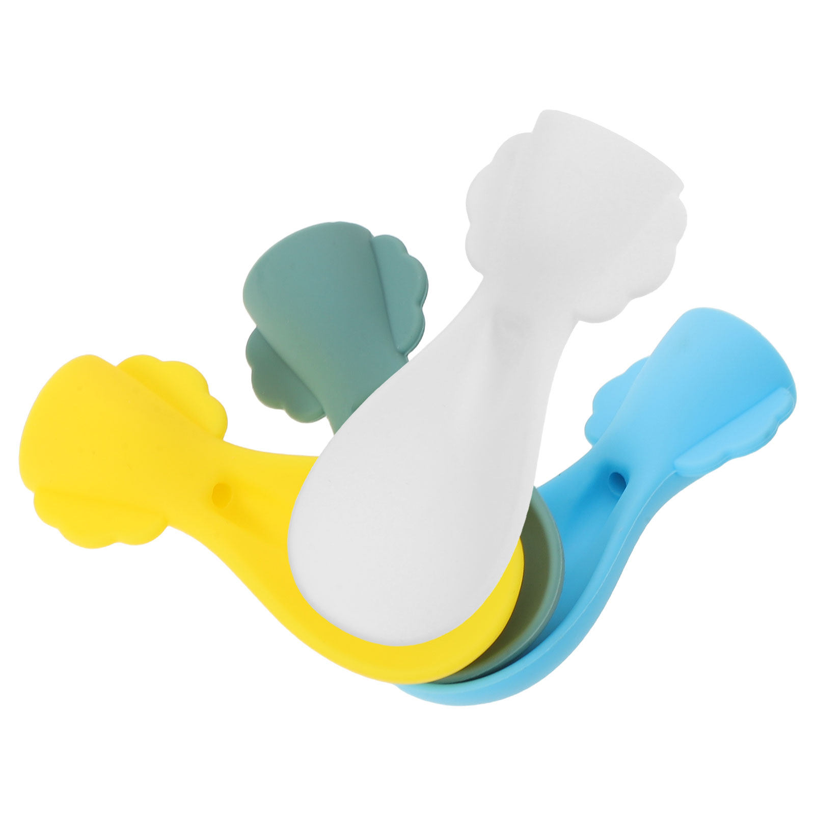 4 pezzi di cucchiai in silicon - Baby Food Pouches recensione e prezzo
