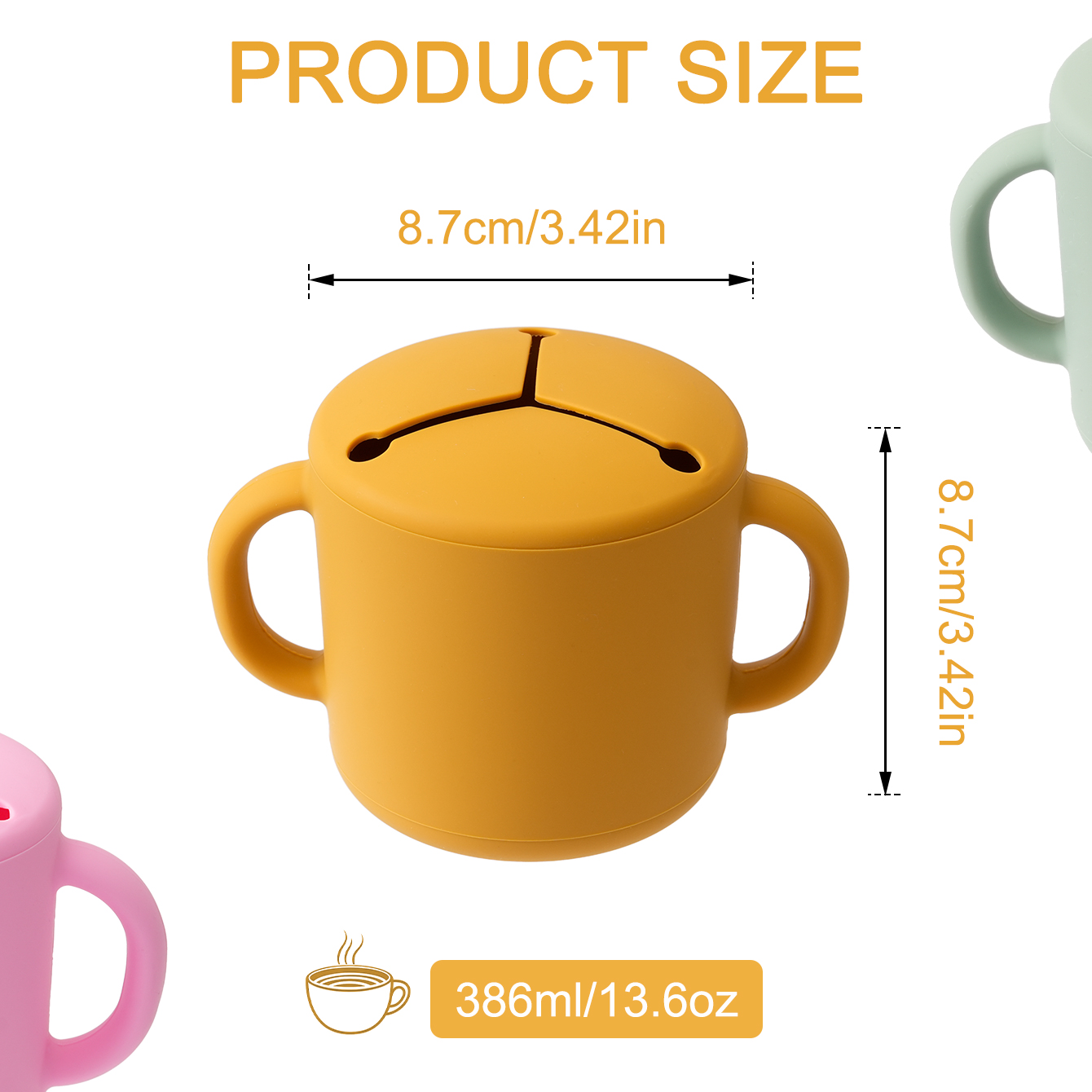 1PCS Del Bambino Del Silicone  - Snack Cup Toddler recensione e prezzo